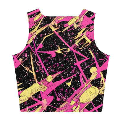 Crop Top - Galaxy Graffiti