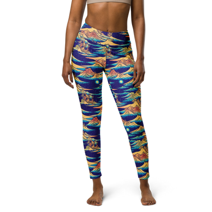 Yoga Leggings - Mystical Mountain Mirage