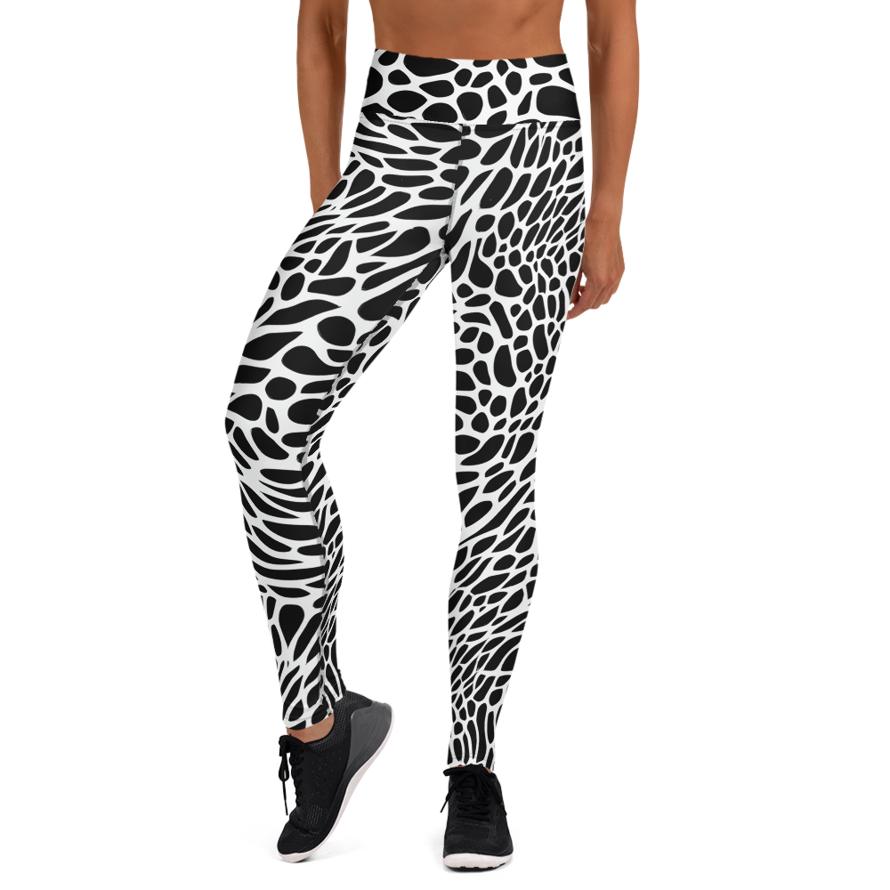 Yoga Leggings - Monochrome Mystique