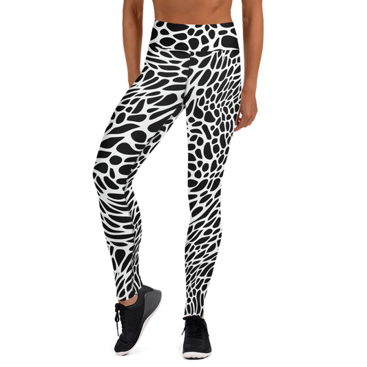 Yoga Leggings - Monochrome Mystique