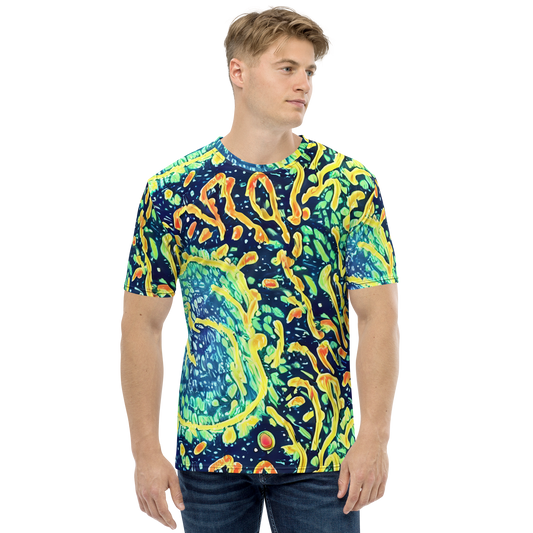 Men's Crew Neck T-Shirt - Vortex Glow