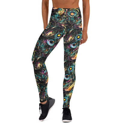 Yoga Leggings - Celestial Echoes