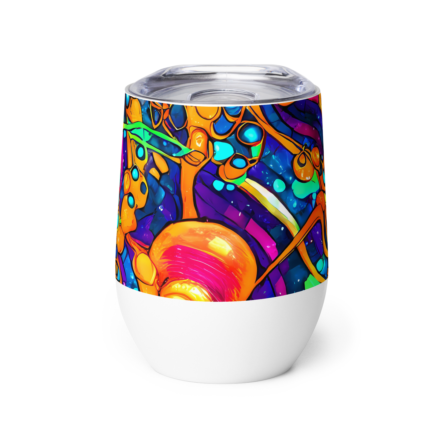 Wine Tumbler - Iridescent Nebula