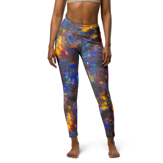 Yoga Leggings - Abstract Conflux