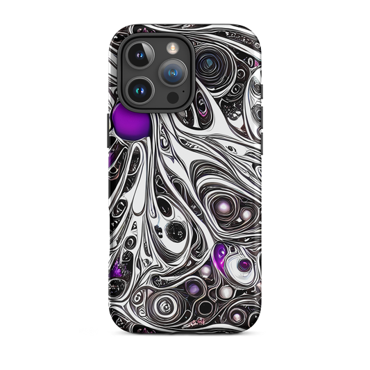 Tough Case for iPhone® - Neo-Noir Waves