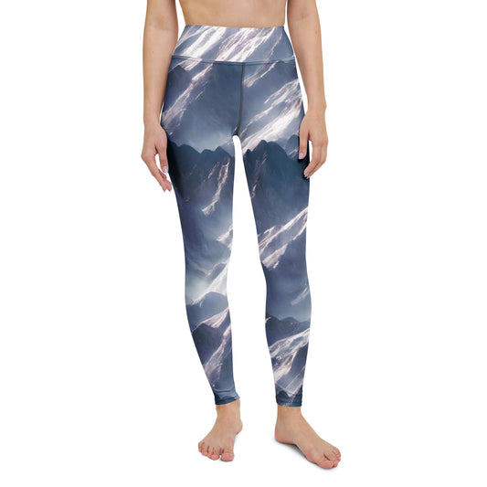 Yoga Leggings - Misty Pinnacles