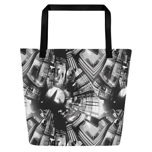 Large Tote Bag w/ Pocket - Silent Reflection