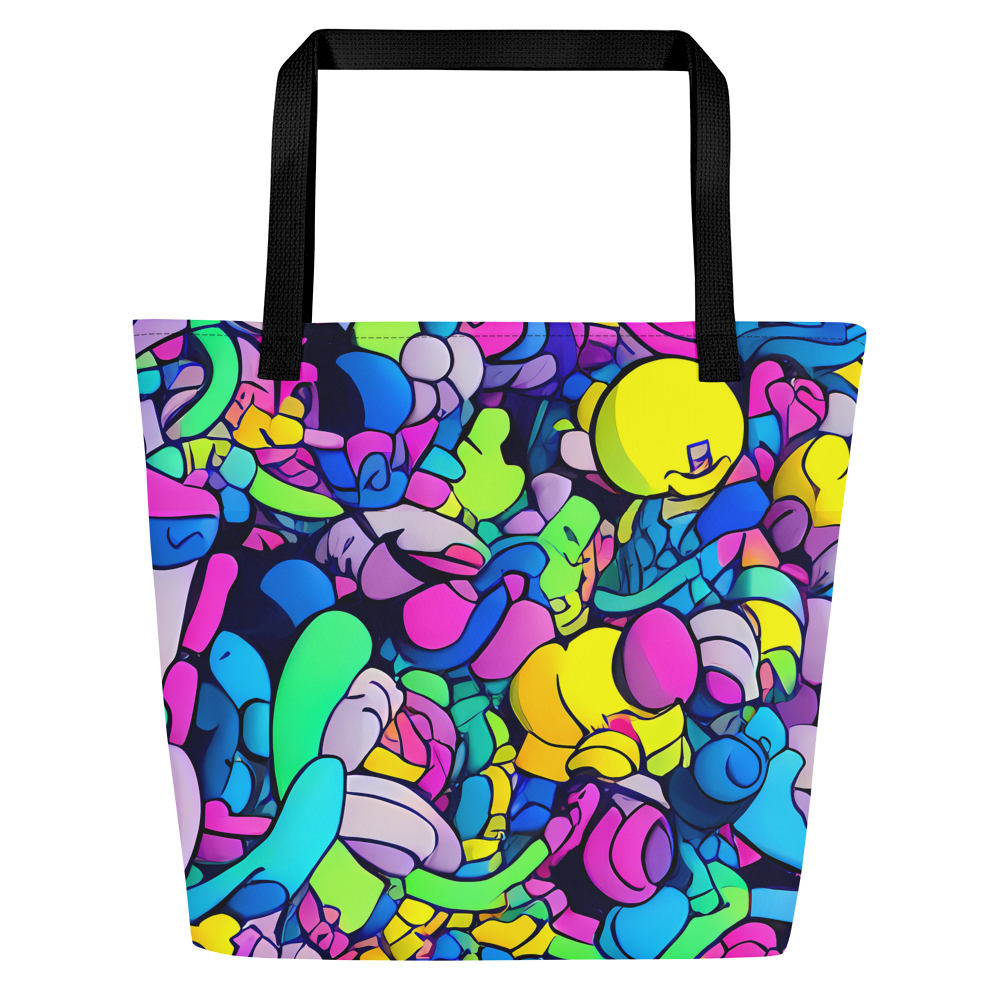 Large Tote Bag w/ Pocket - Radiant Revelation