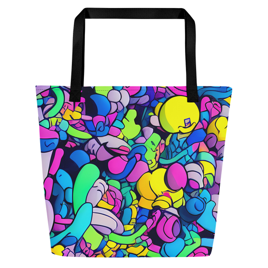 Large Tote Bag w/ Pocket - Radiant Revelation