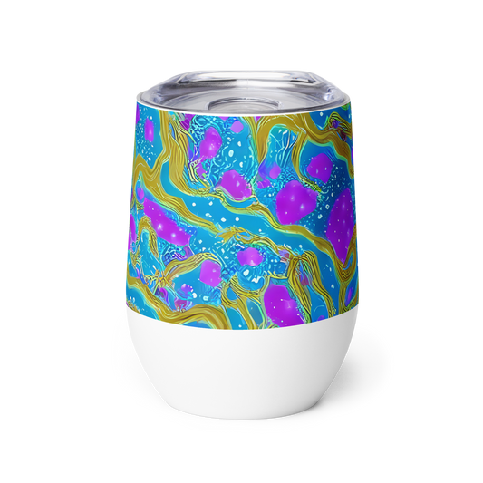 Wine Tumbler - Mystic Waves