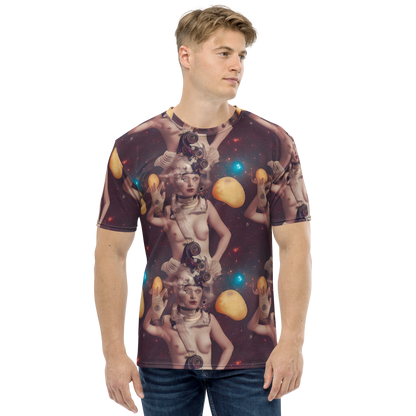 Men's Crew Neck T-Shirt - Nebula Siren