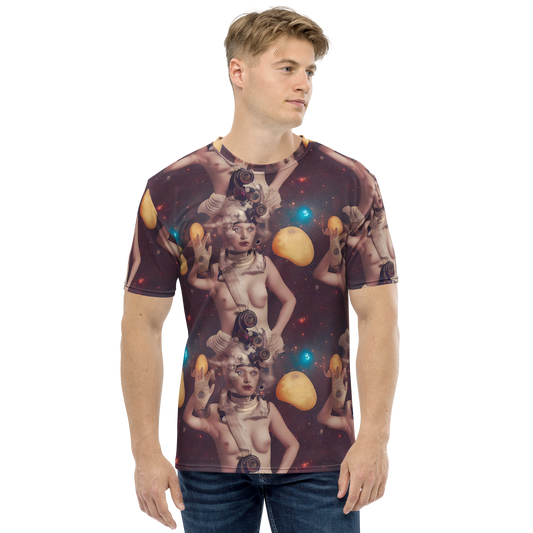 Men's Crew Neck T-Shirt - Nebula Siren