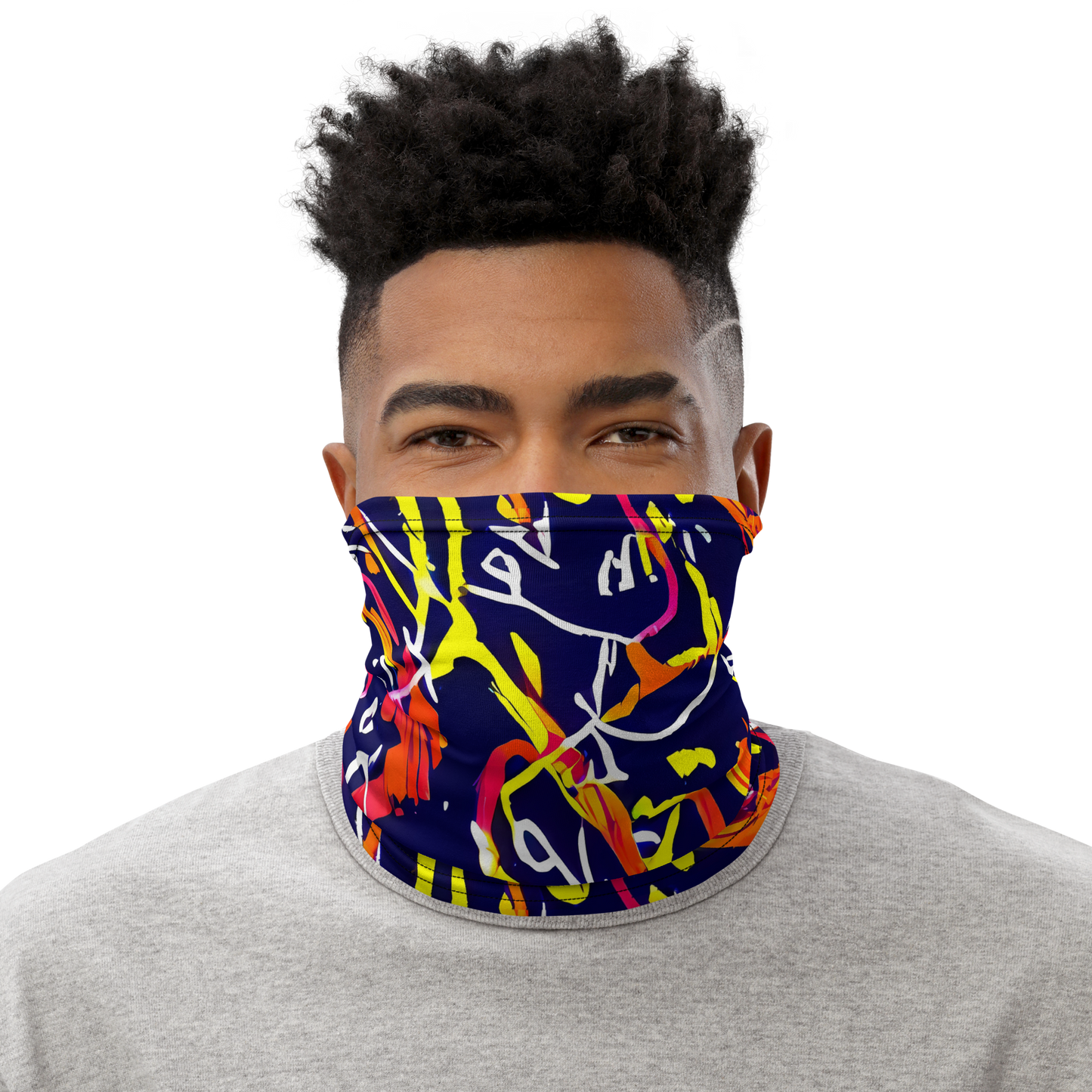 Neck Gaiter - Neon Currents