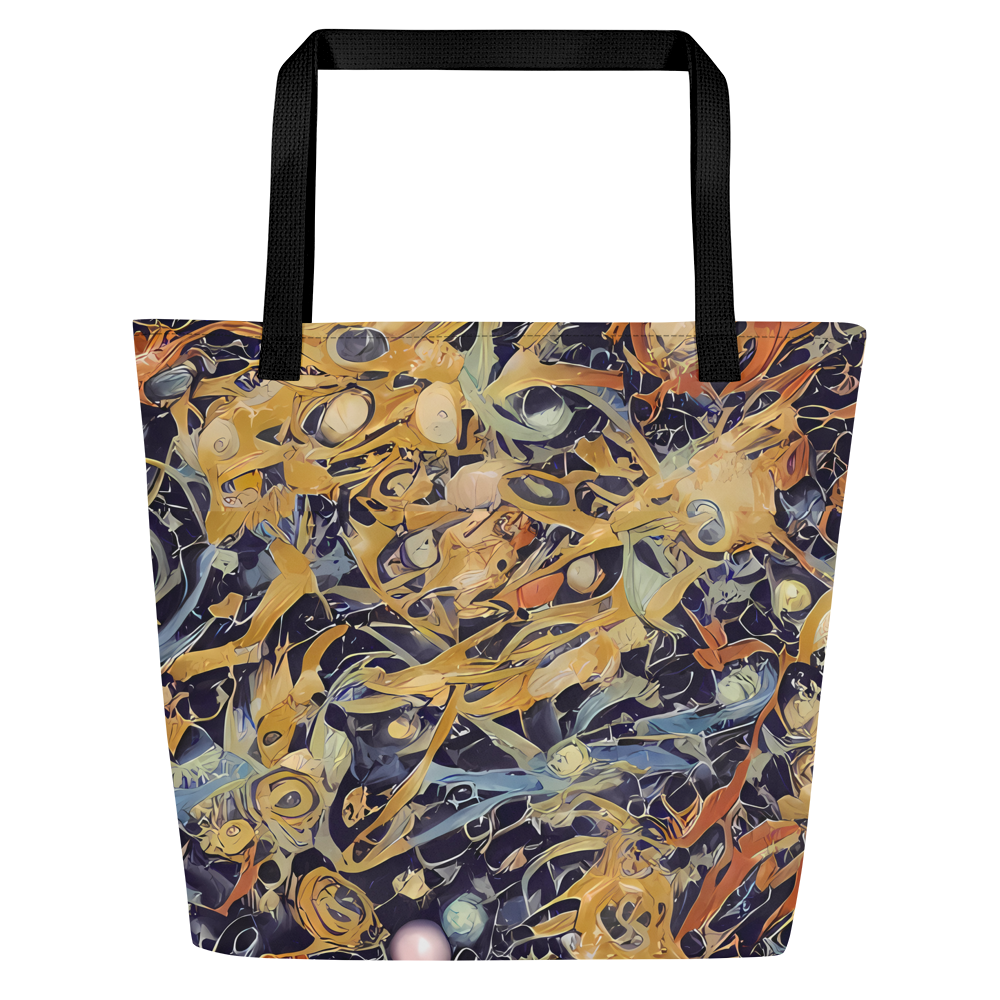 Large Tote Bag w/ Pocket - Quantum Symmetry