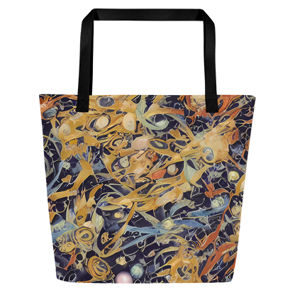 Large Tote Bag w/ Pocket - Quantum Symmetry