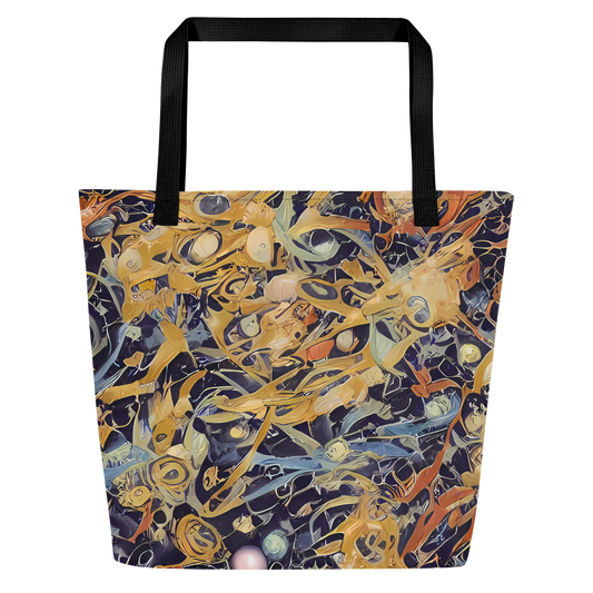 Large Tote Bag w/ Pocket - Quantum Symmetry