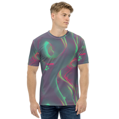 Men's Crew Neck T-Shirt - Neon Whisper