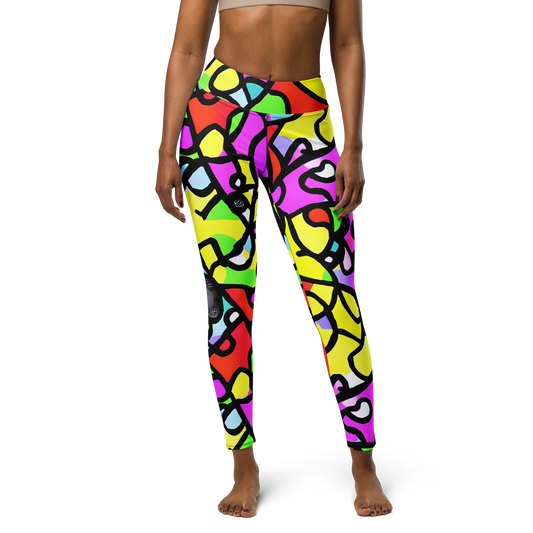 Yoga Leggings - Vivid Serenade