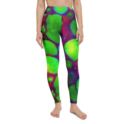 Yoga Leggings - Acid Raindrops