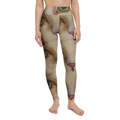 Yoga Leggings - Emerald Gaze
