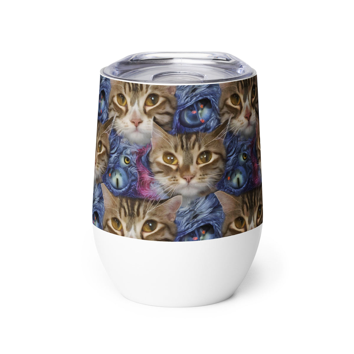 Wine Tumbler - Feline Fantasy