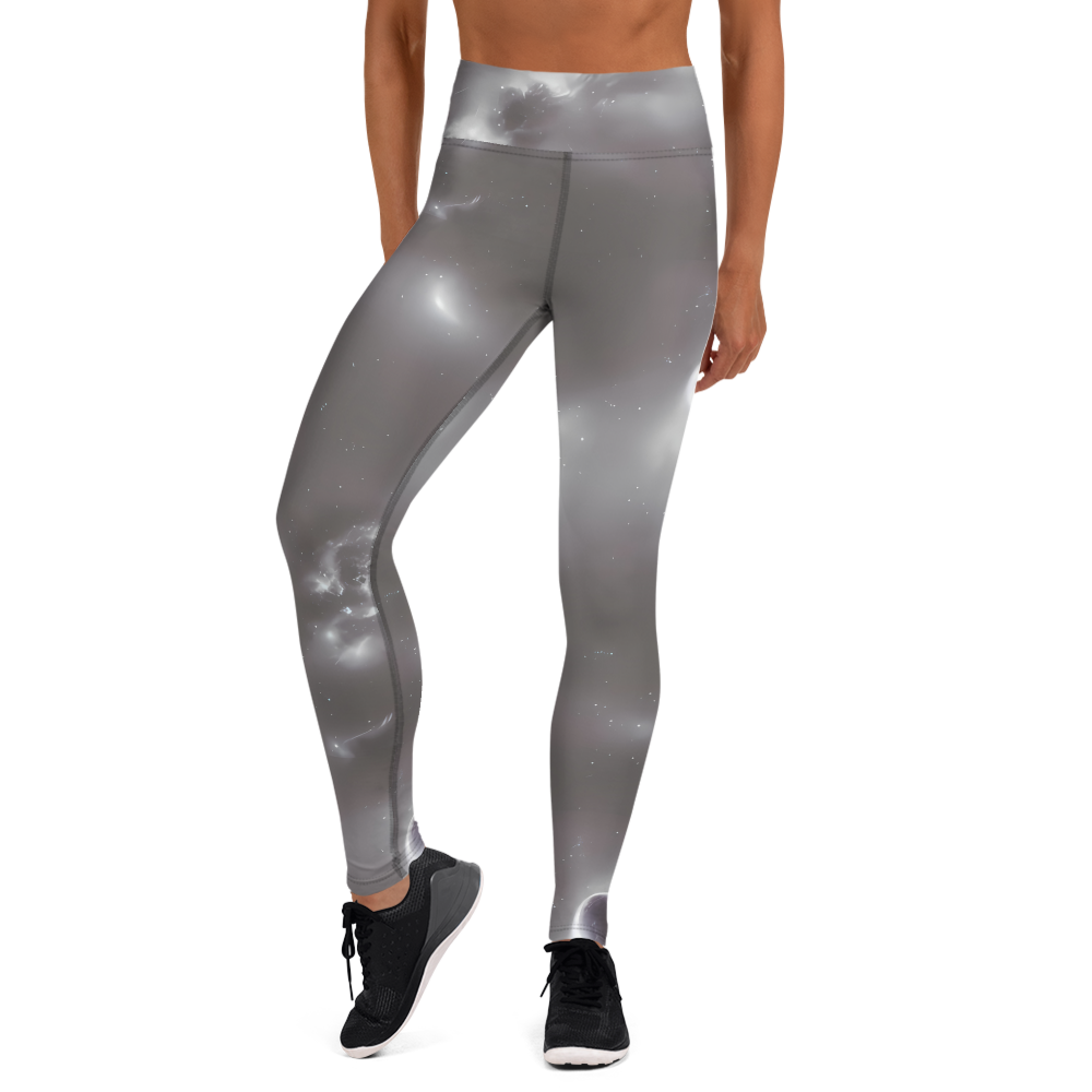 Yoga Leggings - Silver Nebula