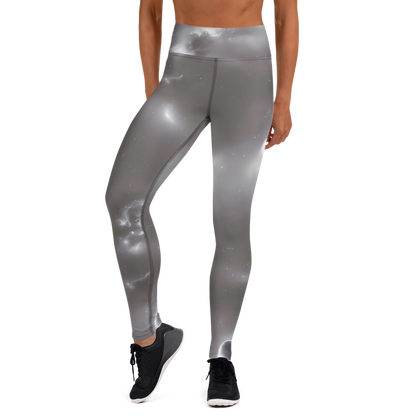 Yoga Leggings - Silver Nebula