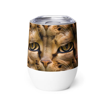 Wine Tumbler - Feline Whisper
