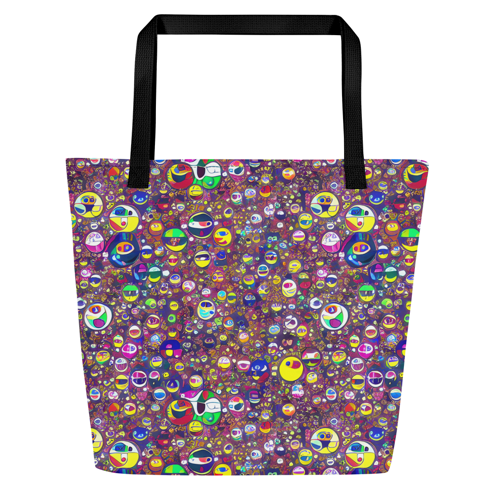 Large Tote Bag w/ Pocket - Eyes of Enchantment