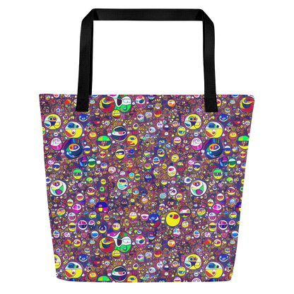 Large Tote Bag w/ Pocket - Eyes of Enchantment