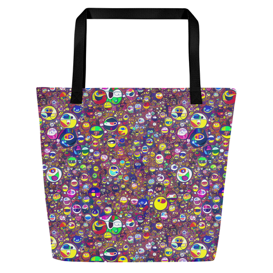 Large Tote Bag w/ Pocket - Eyes of Enchantment