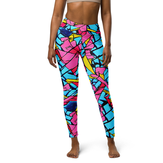 Yoga Leggings - Barbier Bloom