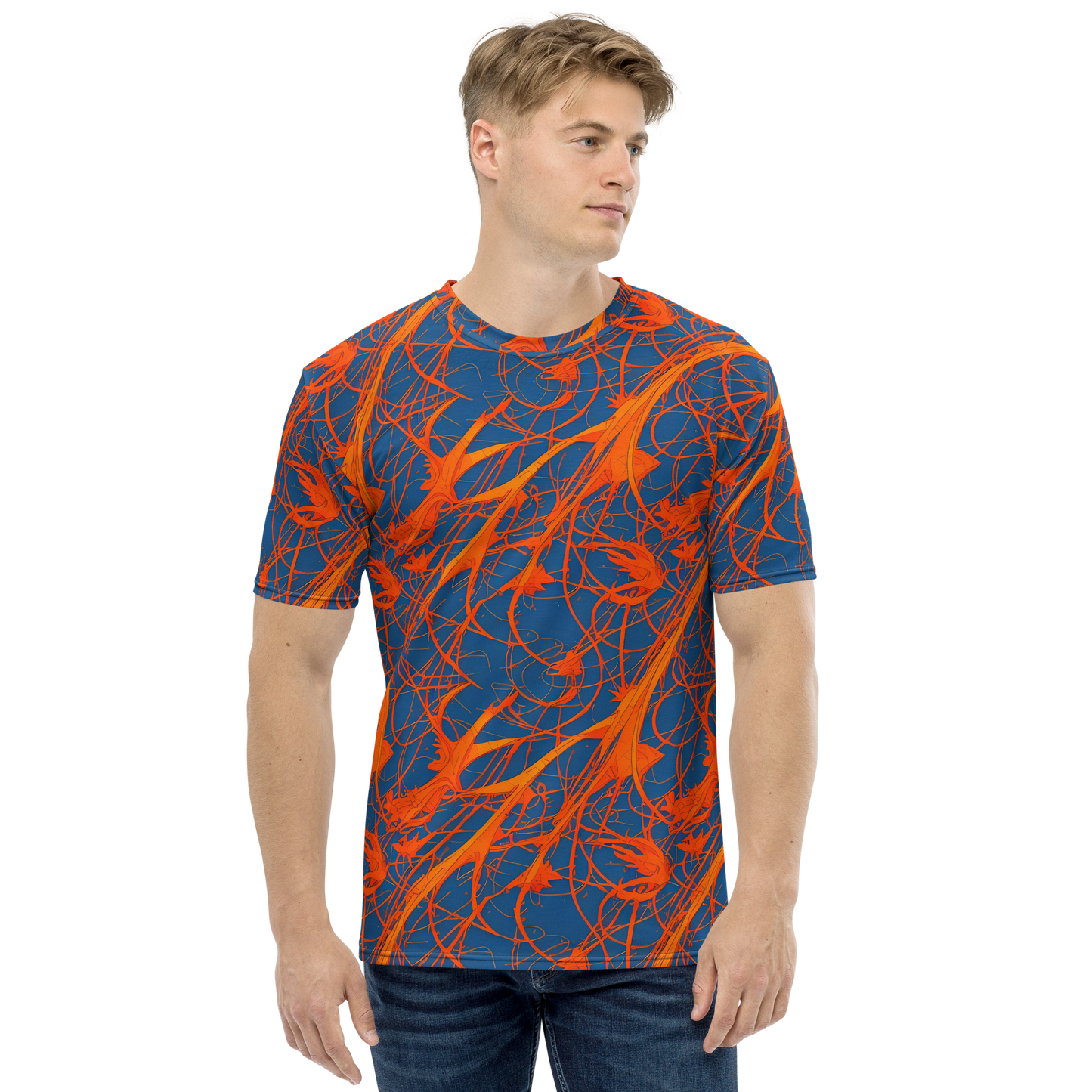 Men's Crew Neck T-Shirt - Nautical Ember