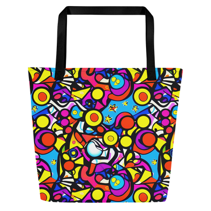 Large Tote Bag w/ Pocket - Eclectic Fantasy