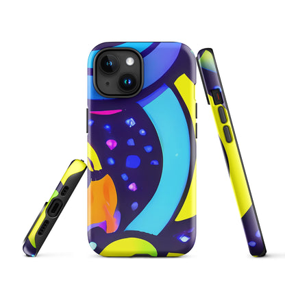 Tough Case for iPhone® - Neon Graffscape