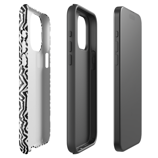 Tough Case for iPhone® - Static Swirl