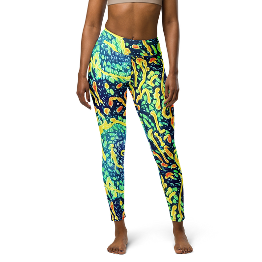 Yoga Leggings - Vortex Glow