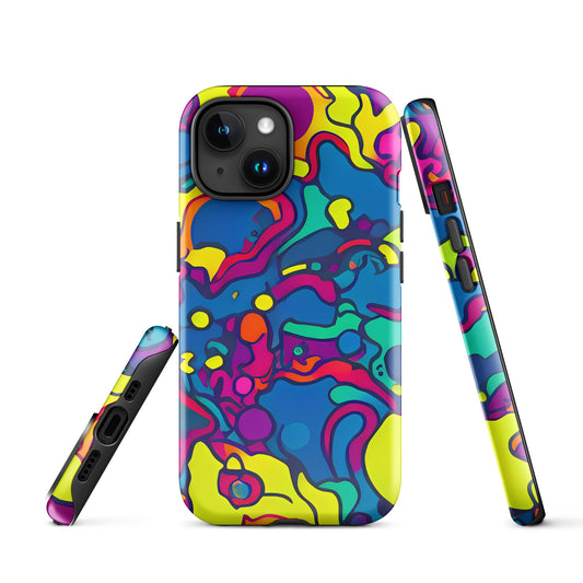 Tough Case for iPhone® - Colorful Chaos