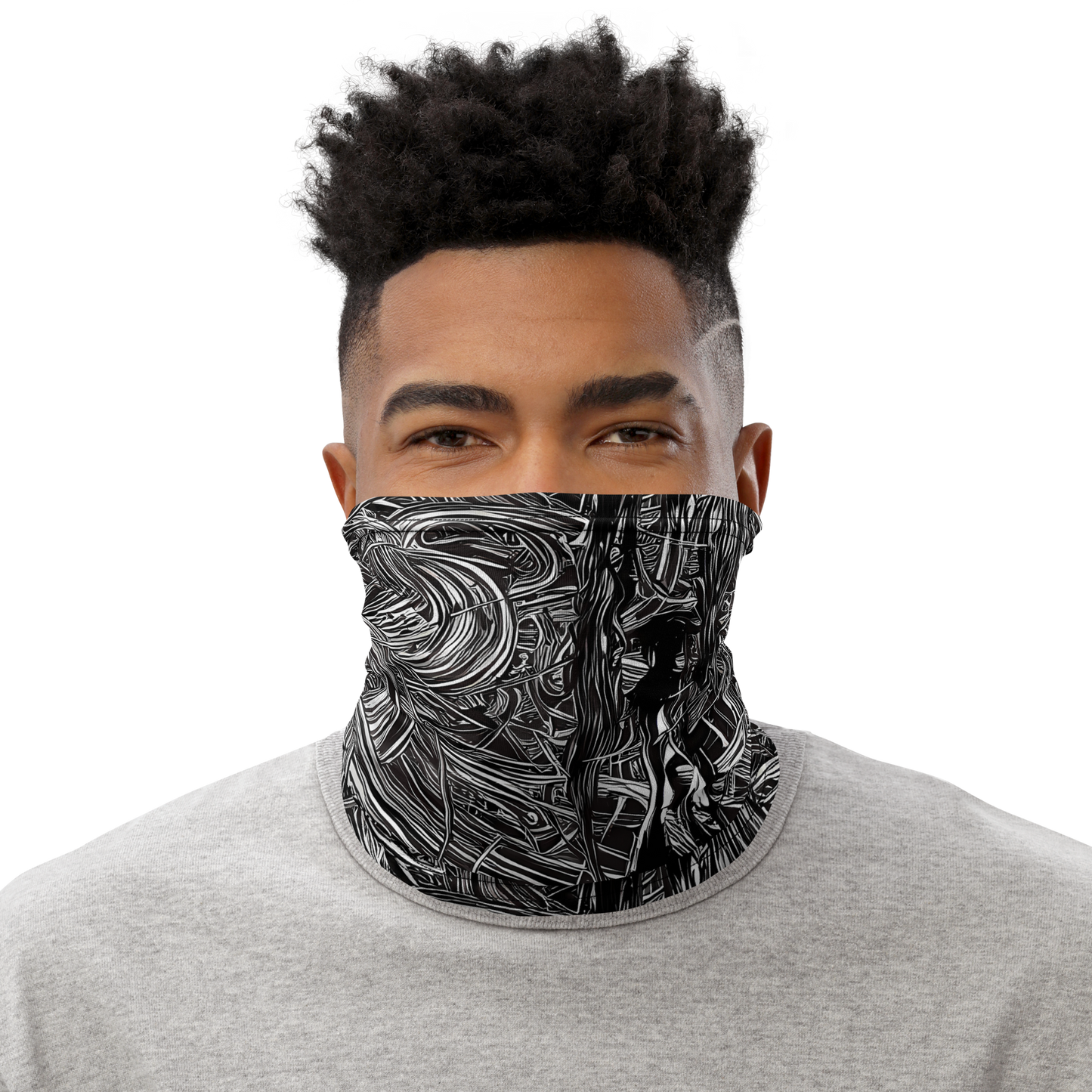 Neck Gaiter - Mesmeric Tangles