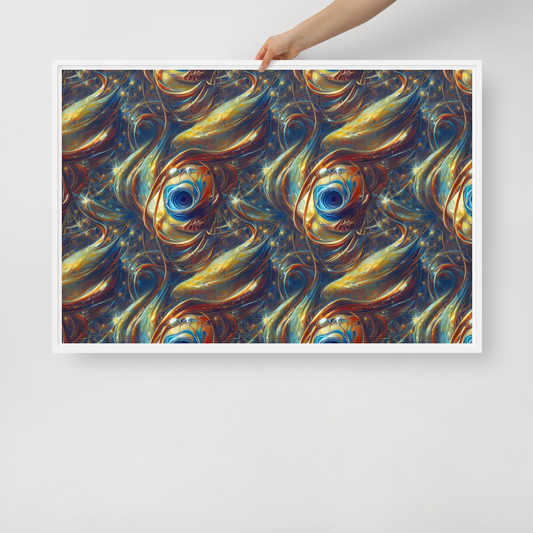 Framed Canvas - Celestial Vortex