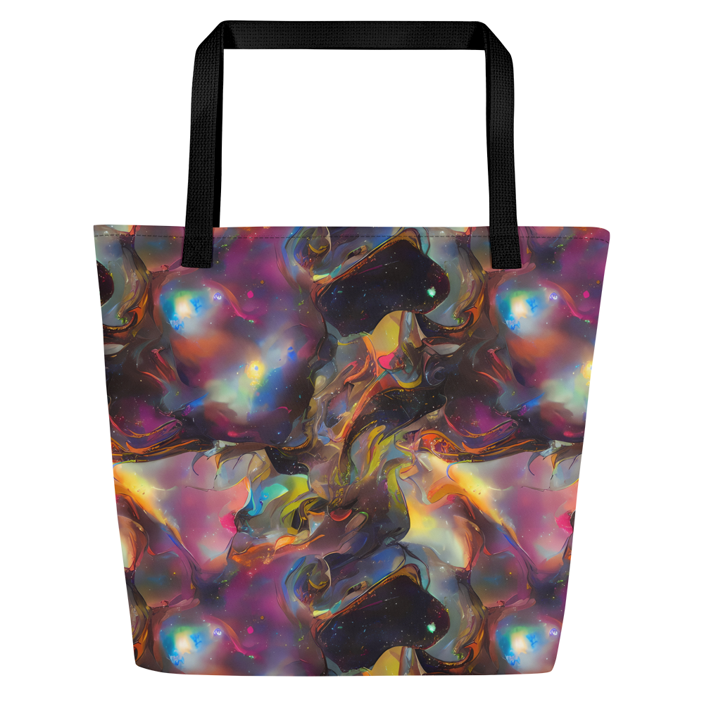 Large Tote Bag w/ Pocket - Cosmic Fusion