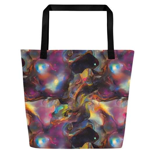 Large Tote Bag w/ Pocket - Cosmic Fusion