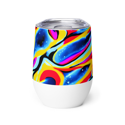 Wine Tumbler - Electric Dreamscape