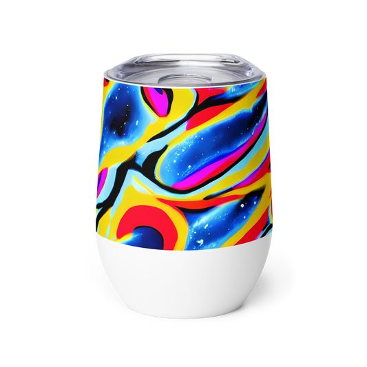 Wine Tumbler - Electric Dreamscape