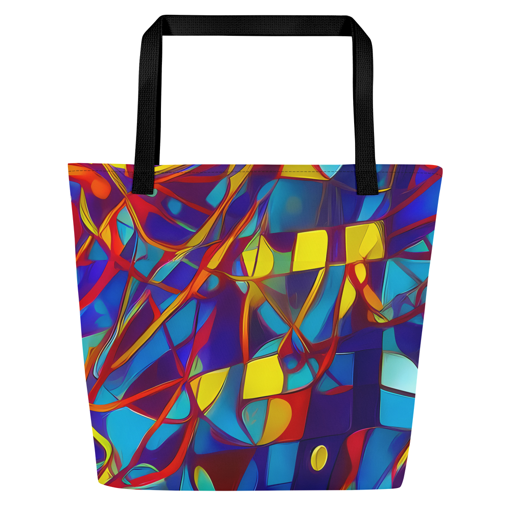 Large Tote Bag w/ Pocket - Flickering Dreams