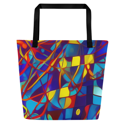 Large Tote Bag w/ Pocket - Flickering Dreams