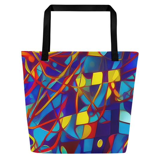 Large Tote Bag w/ Pocket - Flickering Dreams