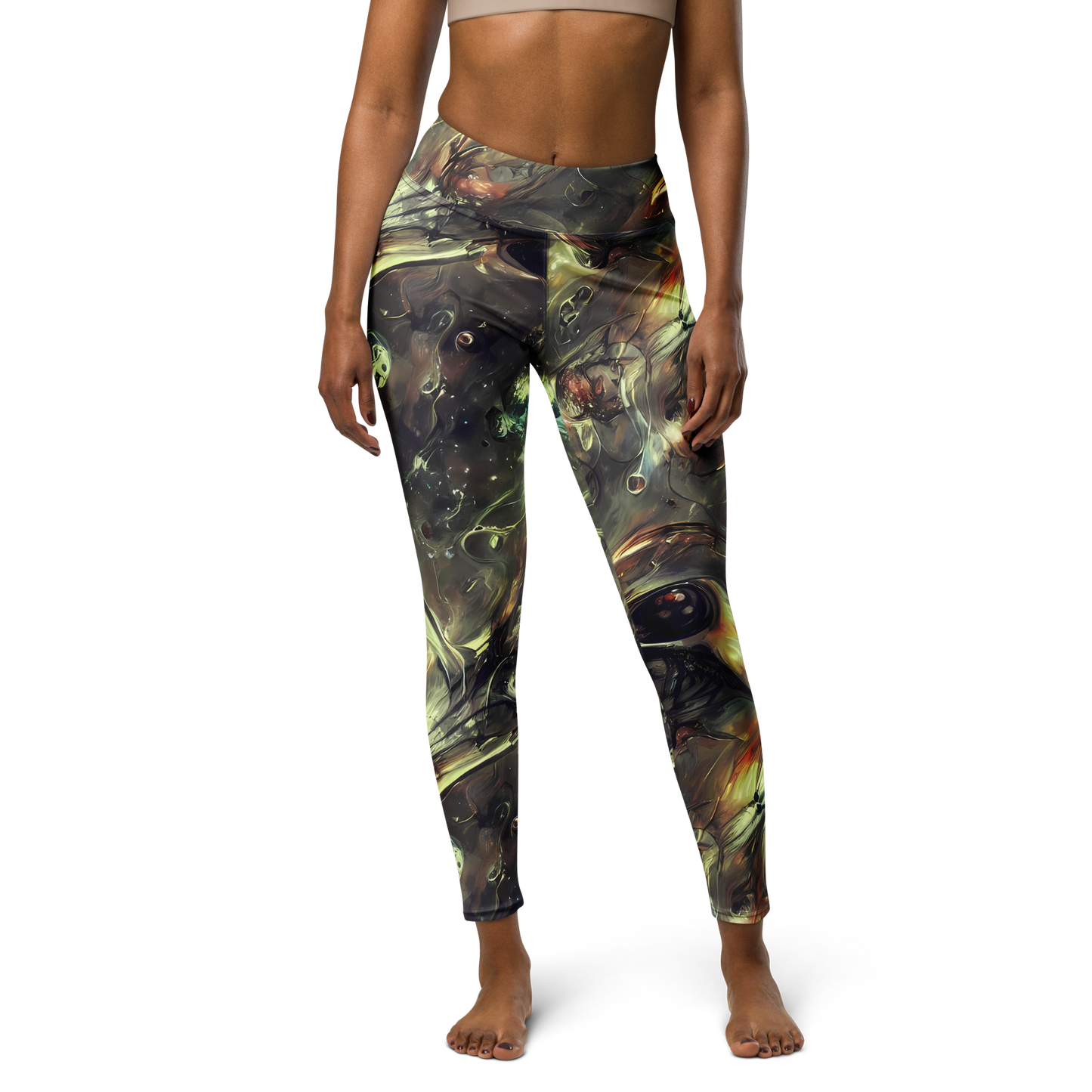 Yoga Leggings - Chaos Crescendo