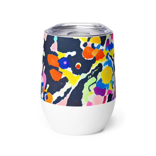 Wine Tumbler - Kaleido Burst