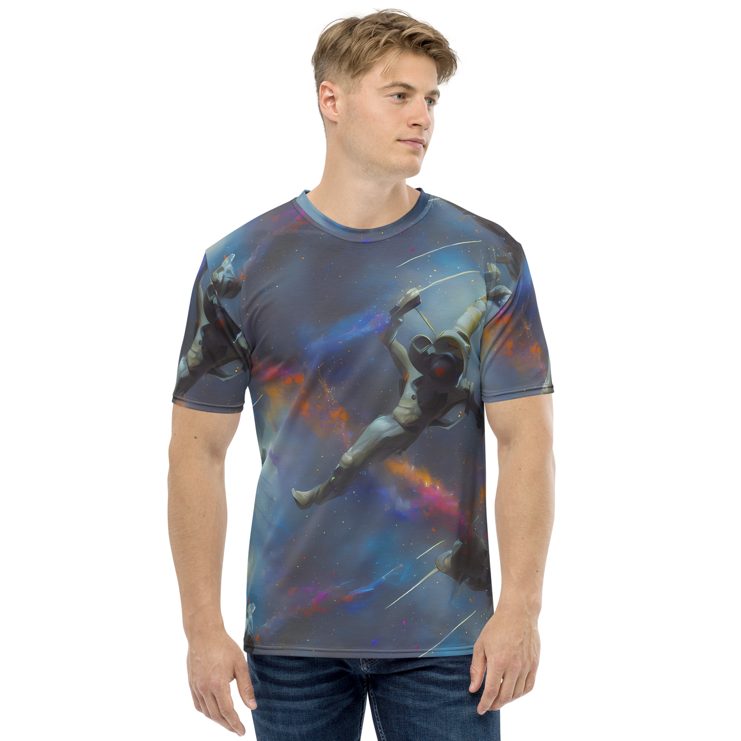 Men's Crew Neck T-Shirt - Gravity's Palette